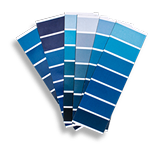 Shades of blue colour picker