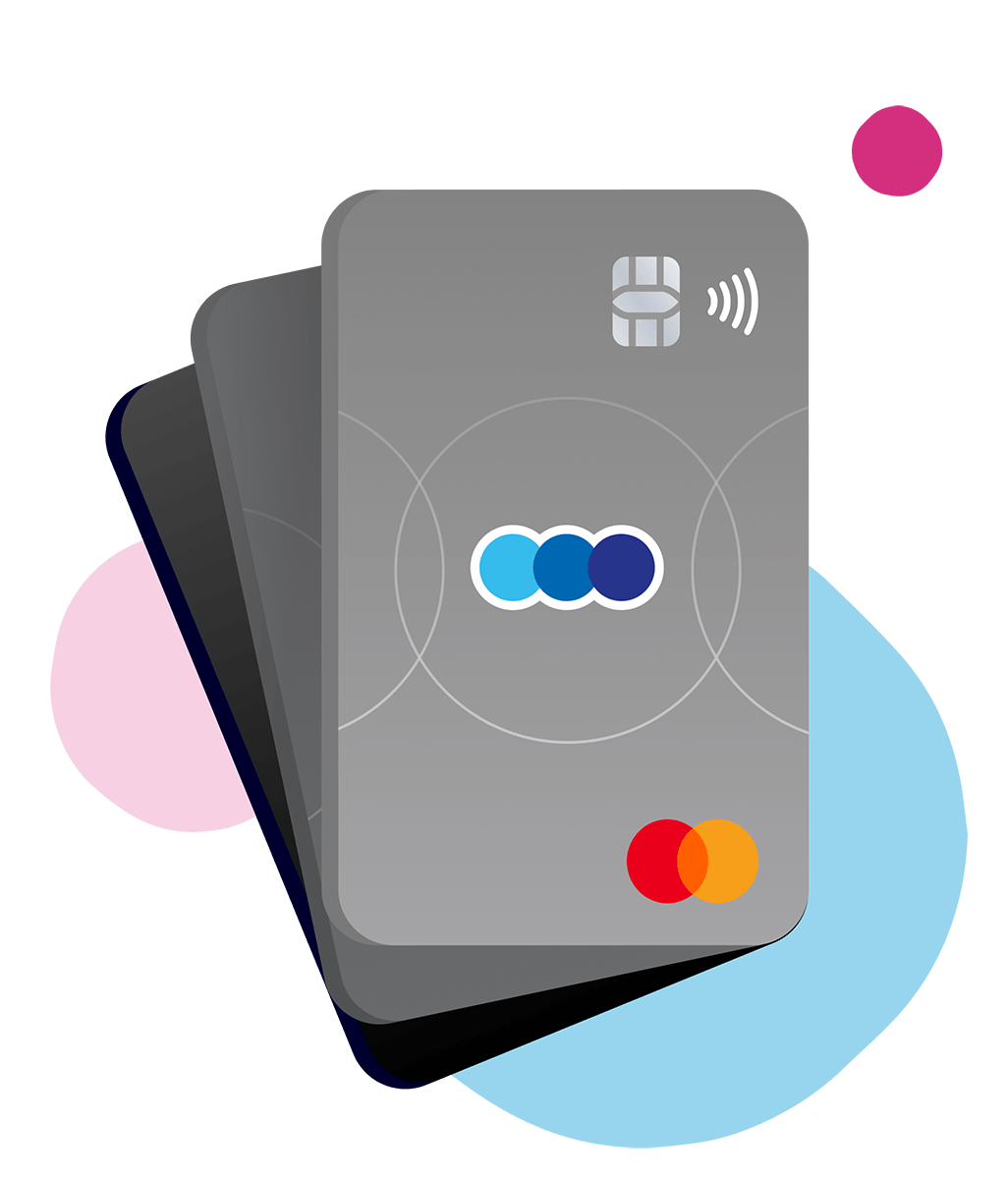 Three different TSB credit cards