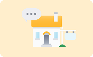 House with for sale sign